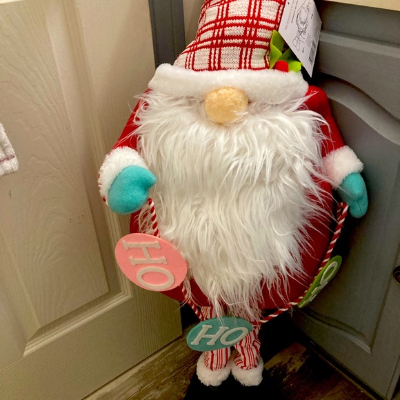 πNWT Christmas 41" Tall Adjustable Height Standing Gnome Santa - Picture 3 of 8